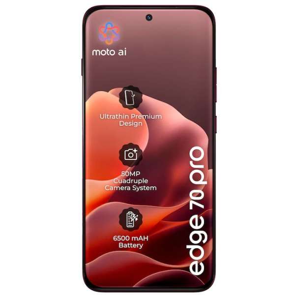 Motorola Edge 70 Pro 256GB Zinfandel