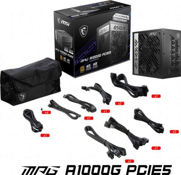 Msi 1000W 80+ Gold MPG A1000G