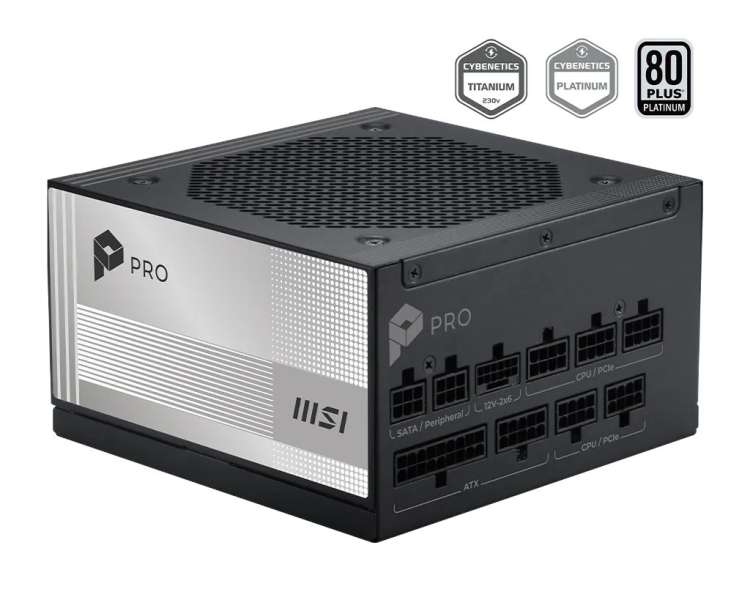 Msi 1000W 80+ Platinum PRO A1000PL PCIE5