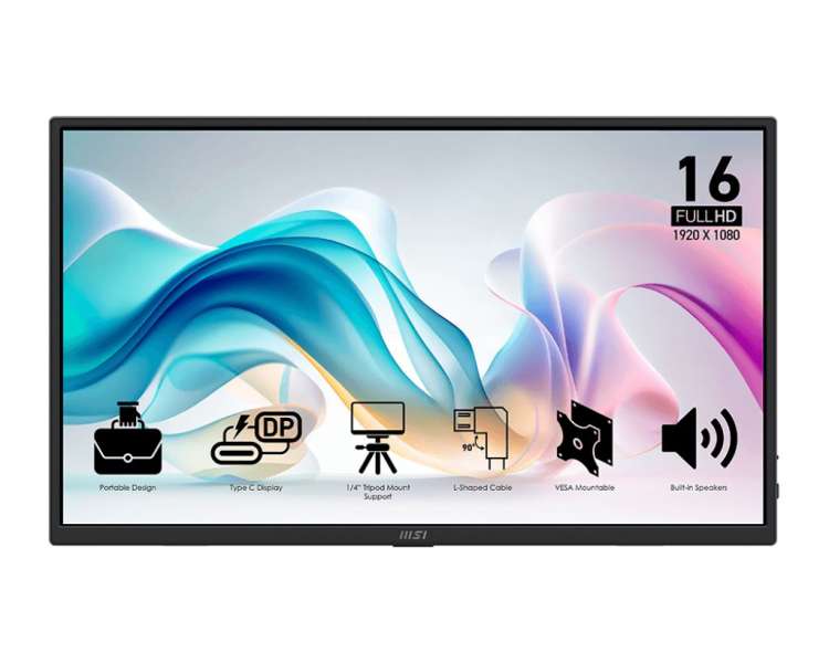 Msi 15,6" Pro MP165 E6 IPS LED
