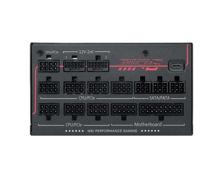 Msi 1600W 80+ Titanium MPG Ai1600TS PCIE5