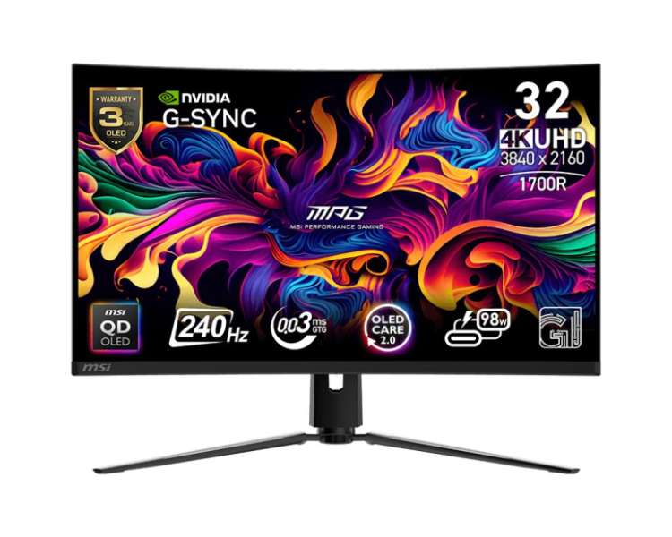 Msi 31,5" MPG 321CURX QD-OLED