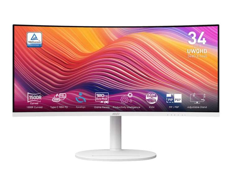 Msi 34" Modern MD342CQPW LED Curved