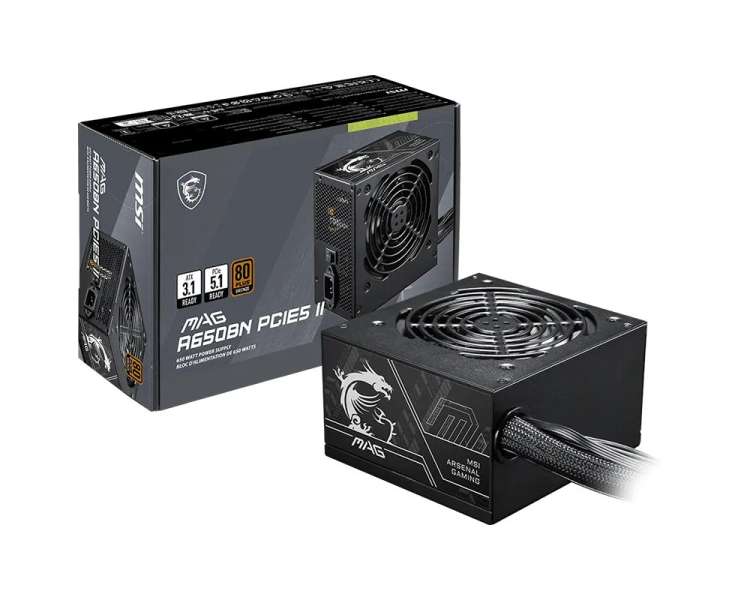 Msi 650W 80+ Bronze MAG A650BN PCIE5 II