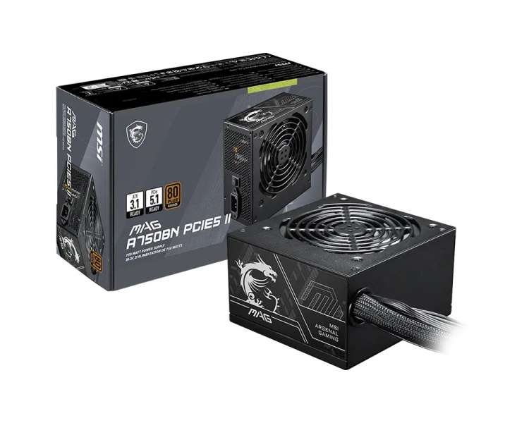 Msi 750W 80+ Bronze MAG A750BN PCIE5 II