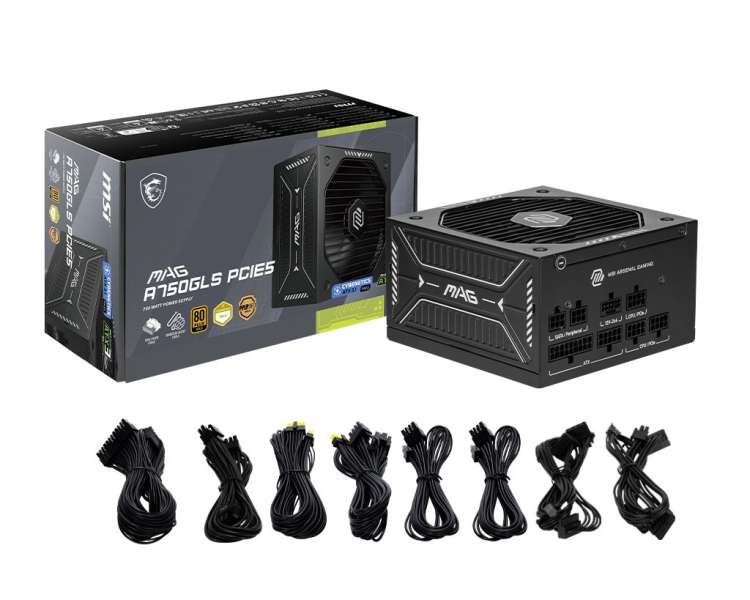 Msi 750W 80+ Gold MAG A750GLS