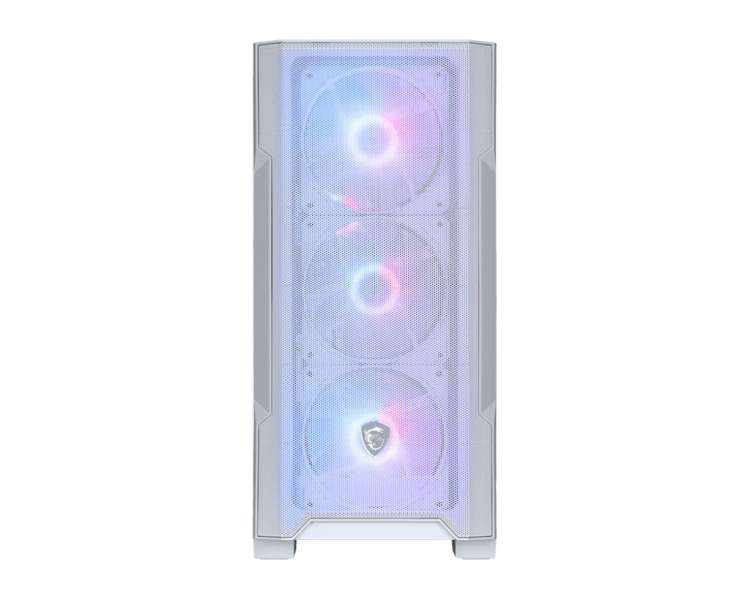 Msi MAG FORGE M100R ARGB Tempered Glass White