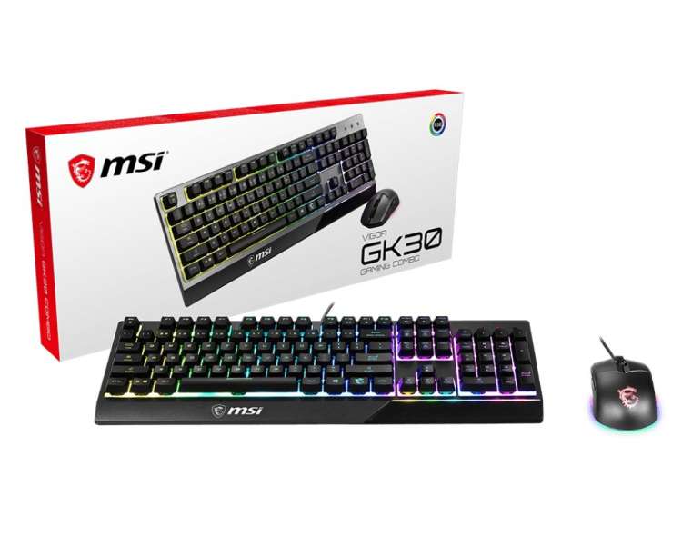 Msi Vigor GK30 Gaming Combo Black HU