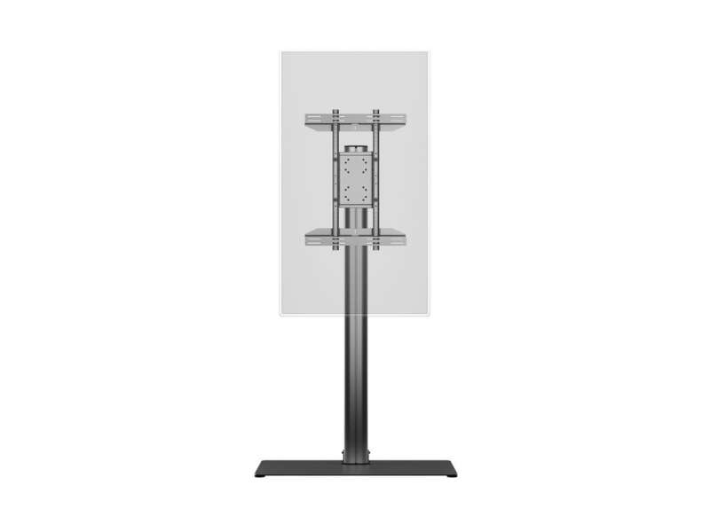 Multibrackets M Display Stand 180 Single Black w. Floorbase 24"-65"Black