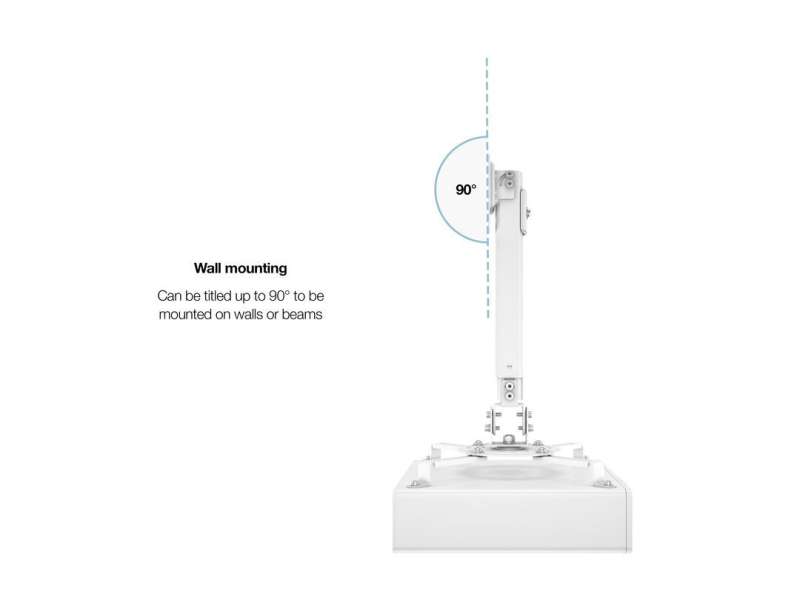 Multibrackets M Universal Projector Ceiling Mount I White