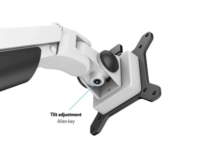 Multibrackets M VESA Gas Lift Arm Single 15"-34" White