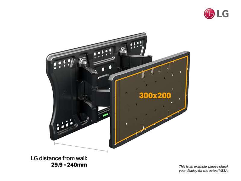 Multibrackets M VESA Super Slim Tilt & Turn HD Black