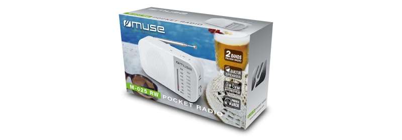 Muse M-025RW Radio White