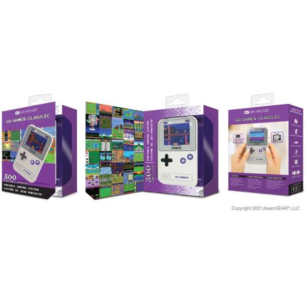 MY ARCADE Go Gamer Classic Hordozható Grey/Purple