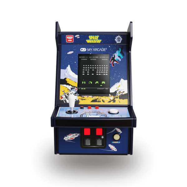 MY ARCADE Space Invaders Micro Player Pro Portable Retro Arcade 6.75" Hordozható