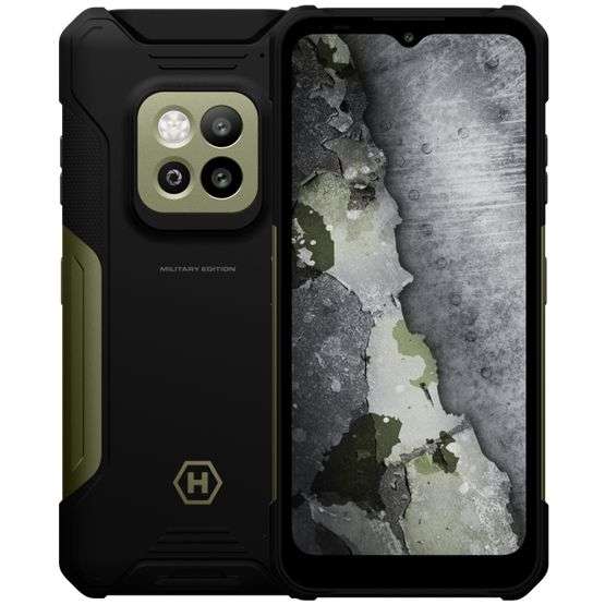 MyPhone Hammer Construction 2 5G Military Edition 128GB DualSIM Black/Green