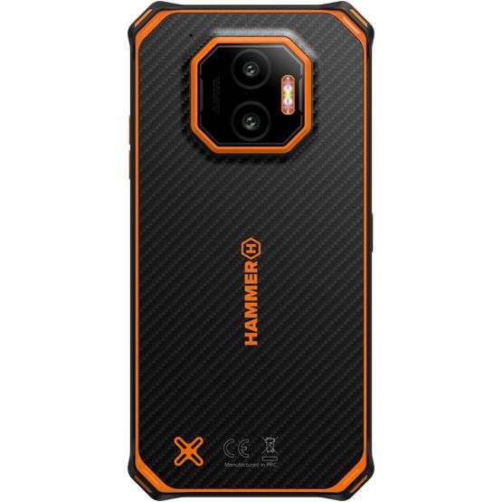 MyPhone Hammer Energy X2 128GB DualSIM Black/Orange