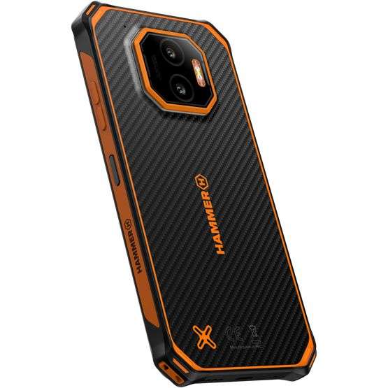 MyPhone Hammer Energy X2 128GB DualSIM Black/Orange
