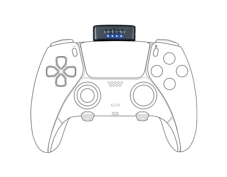 Nacon External Battery for PlayStation5 DualSense Edge Wireless Controllers