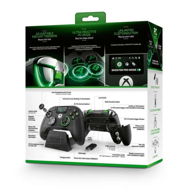 Nacon Revolution X Unlimited Wireless Bluetooth Gamepad Black