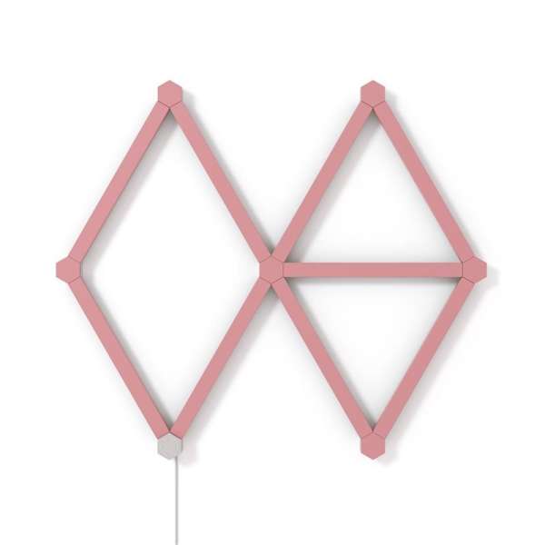 Nanoleaf Lines Skin, matte pink 9pcs
