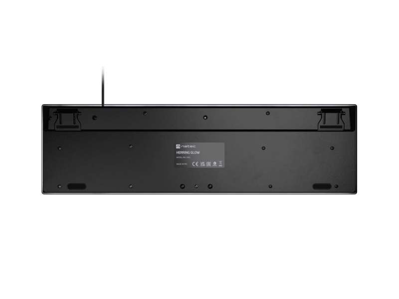 natec Herring Glow Keyboard Black US