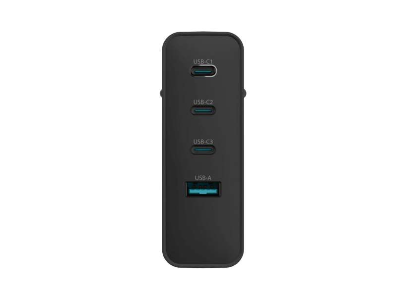 natec Ribera Gan 4-port Wall Charger Black