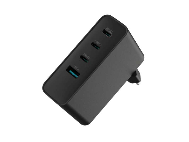 natec Ribera Gan 4-port Wall Charger Black