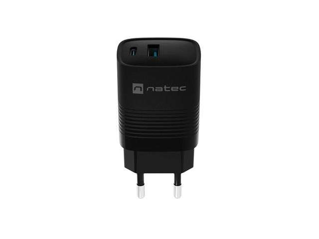 natec Ribera Gan Wall Charger Black