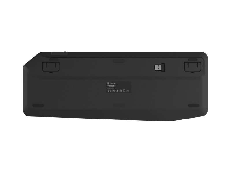 natec Turbot 2 Wireless Bluetooth Keyboard Black US