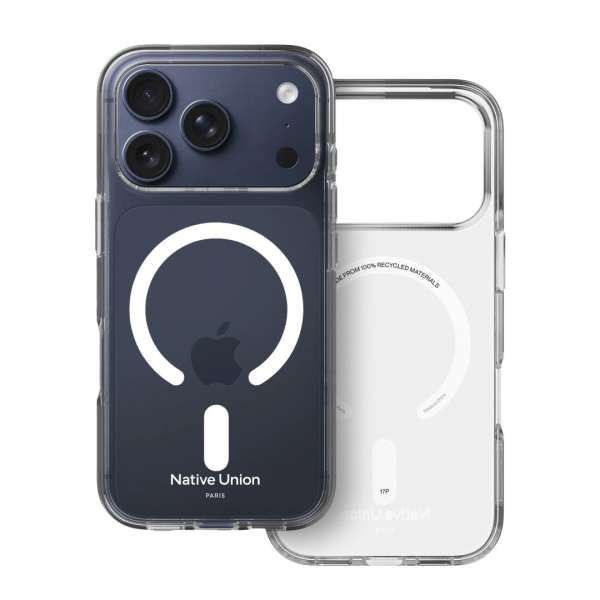 Native Union 4(RE)Clear Case for iPhone 17 Pro Transparent