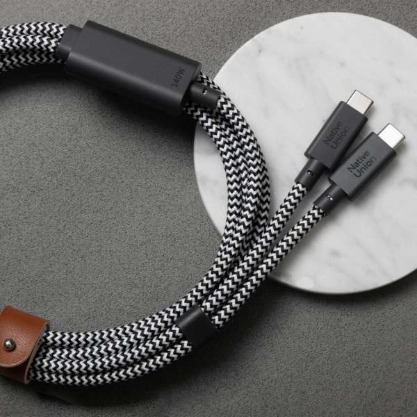 Native Union Belt USB-C to USB-C cable 2m Zebra