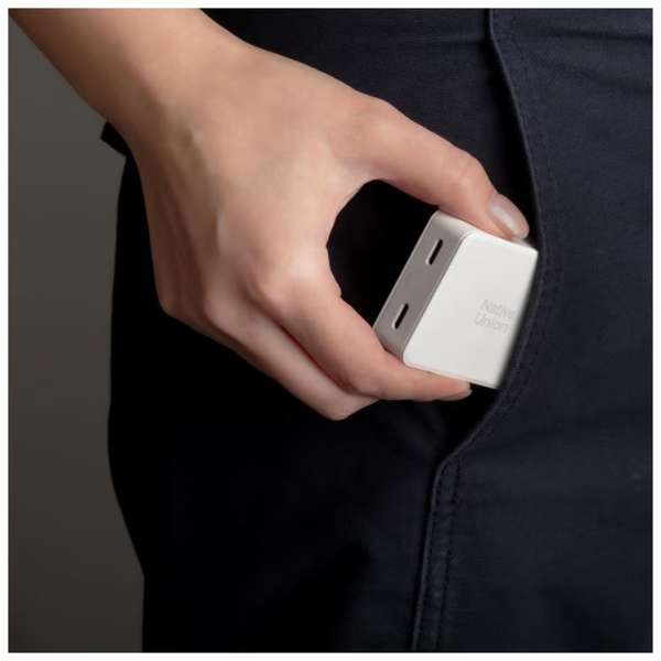 Native Union Pocket GaN Charger 2xUSB-C PD 65W White