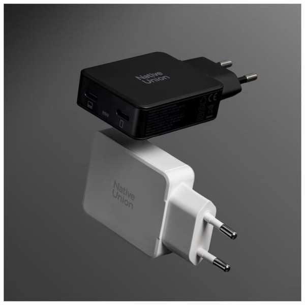 Native Union Pocket GaN Charger 2xUSB-C PD 65W White