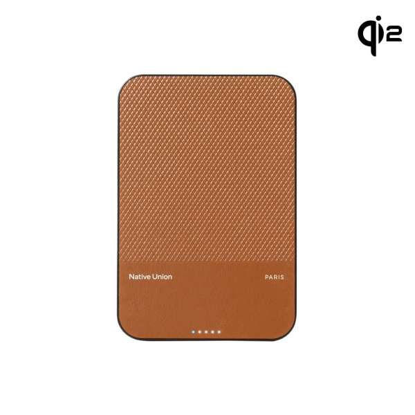 Native Union (Re)Classic Magnetic Power Bank Qi2 5000mAh Tan