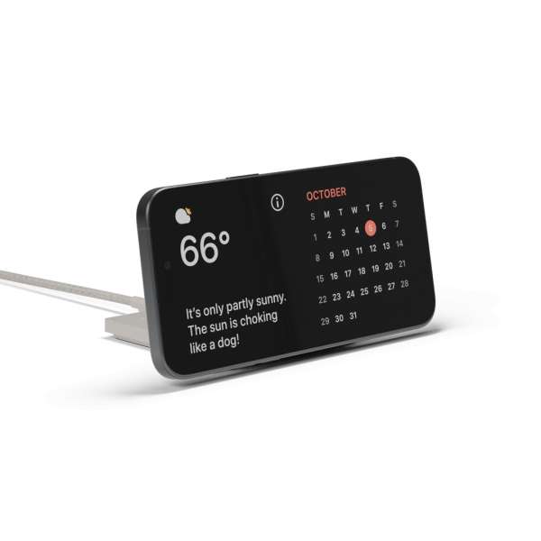 Native Union Rise Solo Qi2 wireless charger Sandstone