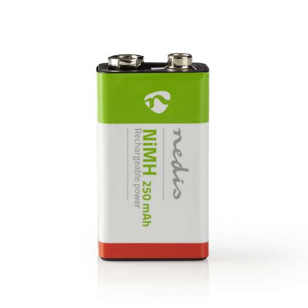 Nedis 250mAh 6LR61 Ni-MH akkumulátor 1db/csomag
