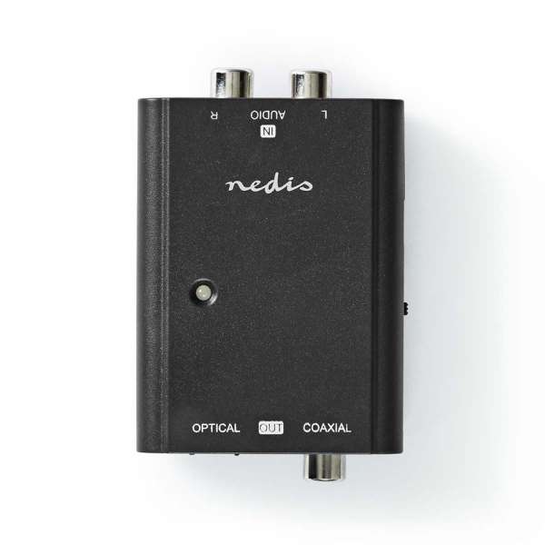 Nedis Analóg digitális audio konverter Black