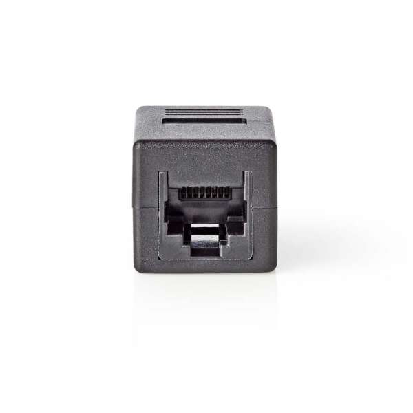 Nedis CAT5e / CAT6 Female Network Coupler Black