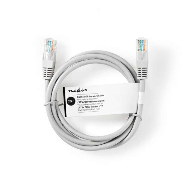 Nedis CAT5e U-UTP Patch Cable 7,5m Grey