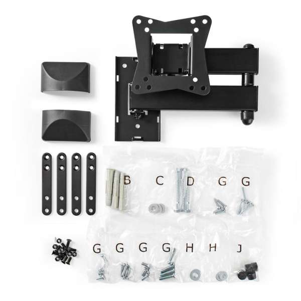 Nedis Full Motion TV Wall Mount 10-32" Black