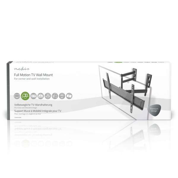 Nedis Full Motion TV Wall Mount 32"-70" Black