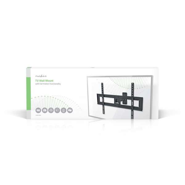 Nedis Full Motion TV Wall Mount 37"-70" Black
