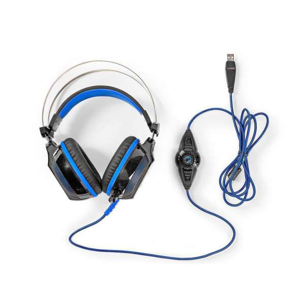 Nedis GHST500BK Gaming Headset Black/Blue