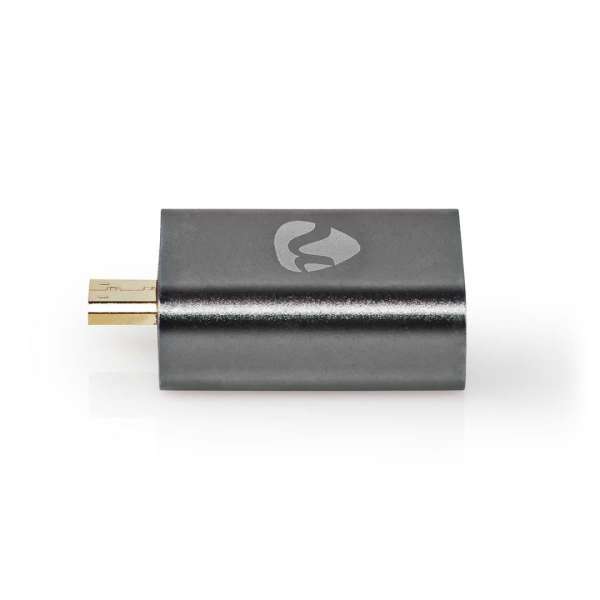 Nedis HDMI Male - HDMI Micro Connector Adapter Gun Metal