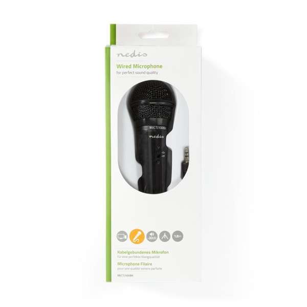 Nedis MICTJ100BK Microphone Black