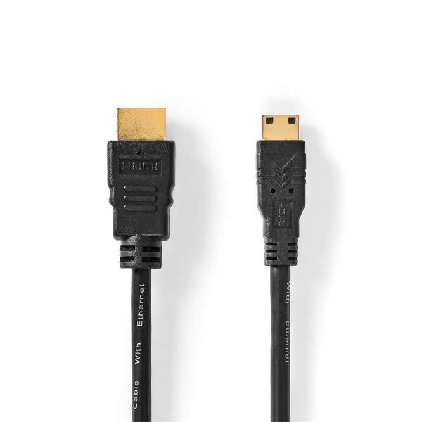 Nedis mini HDMI to HDMI Cable 1,5m Black