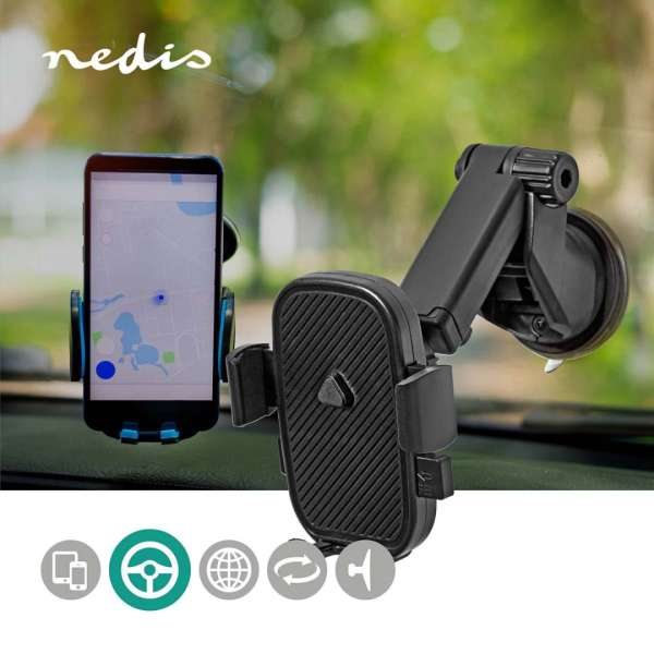 Nedis SCMT110BK Smartphone Car Mount Black