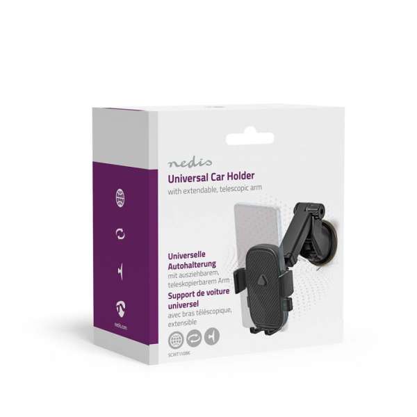 Nedis SCMT110BK Smartphone Car Mount Black