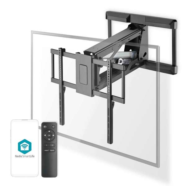Nedis SmartLife Motorised TV Wall Mount 37"-75" Black